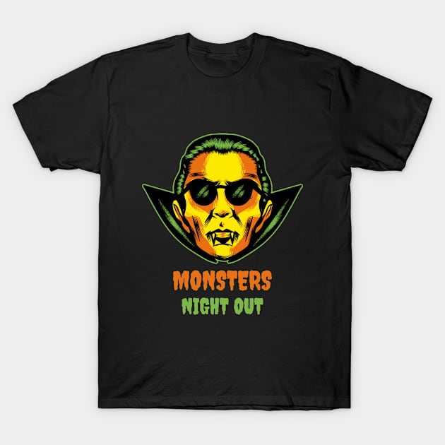 MONSTERS NIGHT OUT T-Shirt by TheAwesomeShop